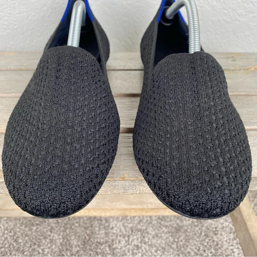 Rothy's Rothy Rothys The Loafer Black Knit Slip-On Flat Shoes Women's Size 11 - Picture 7 of 11